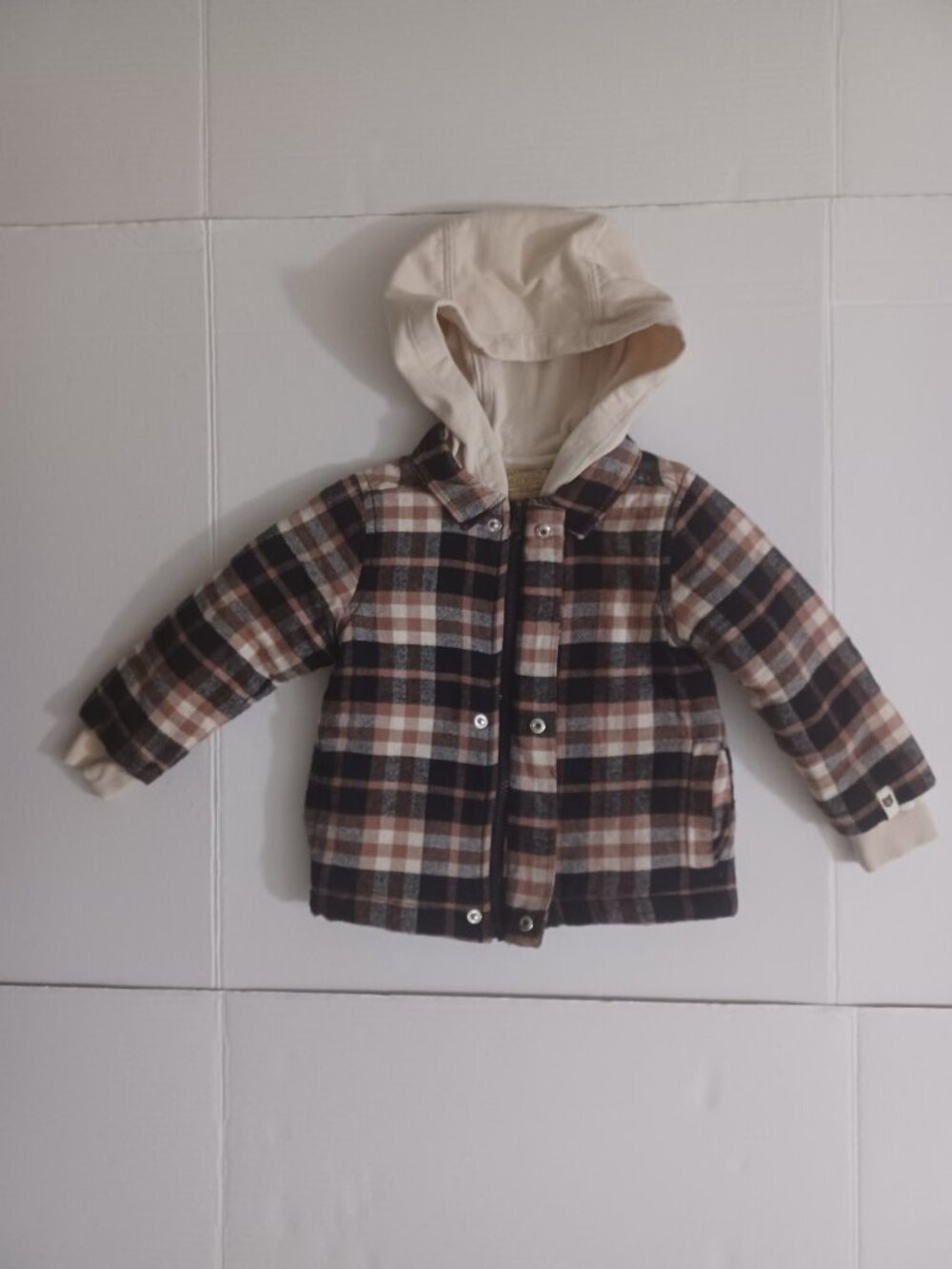 Telluride Clothing Company Hooded Plaid Lumberjack Jacket Size 24M